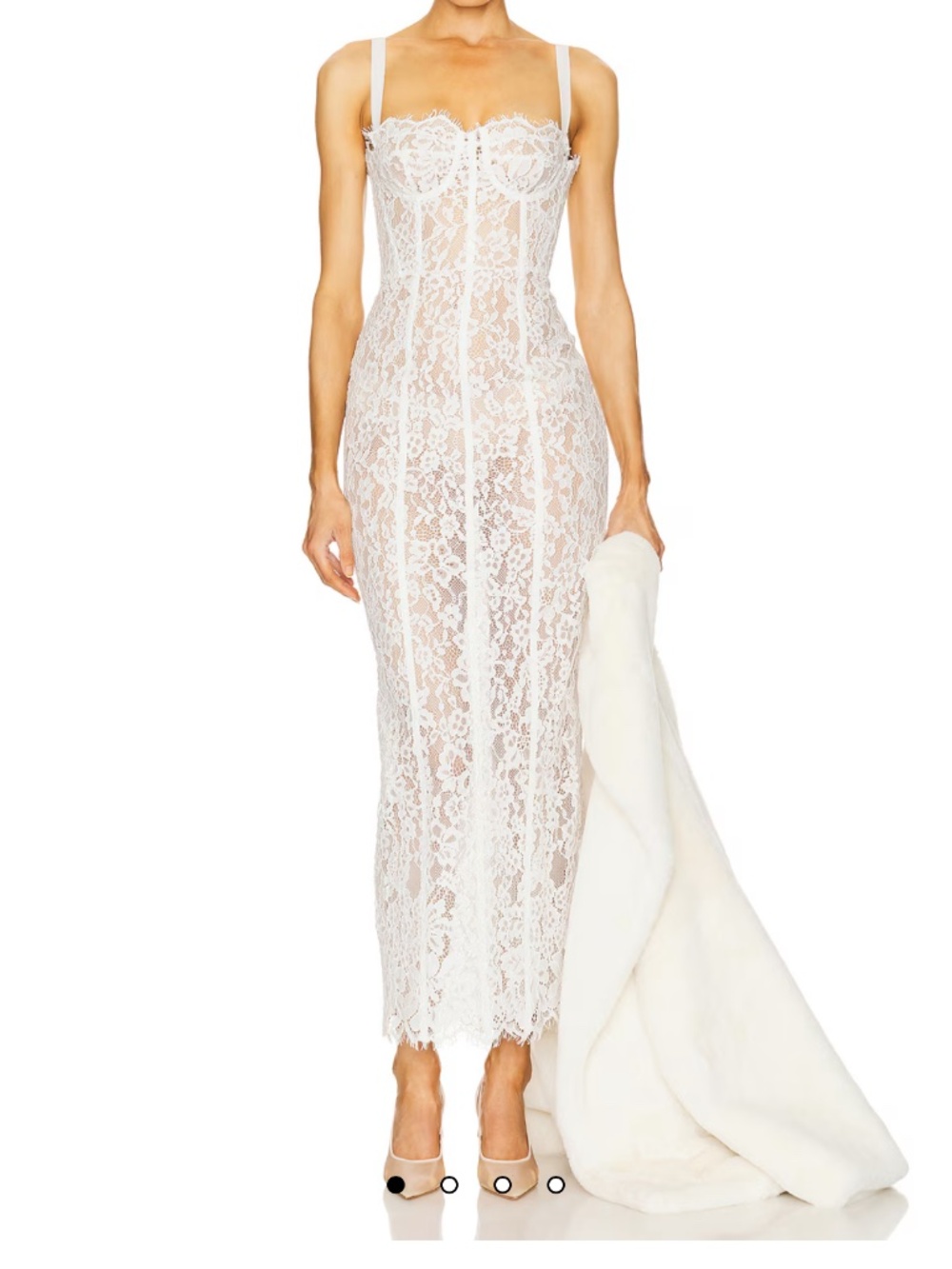 Helsa Lace Column Dress